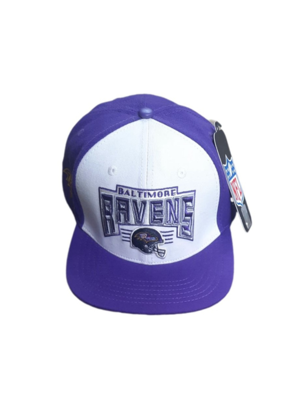 Men's Pro Standard White/Purple Baltimore Ravens 2Tone Snapback Hat